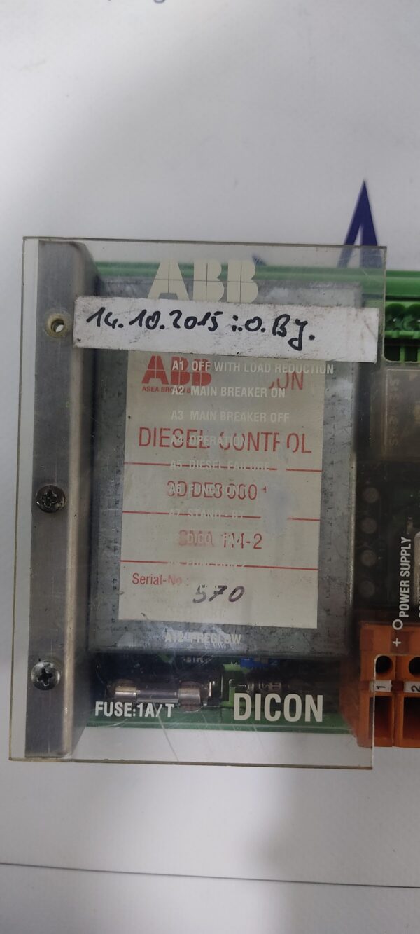 ABB CMA 114-2 DIESEL CONTROL